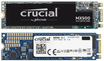 Crucial MX500 SSD 1TB SATA III M.2 2280SS 3D NAND TLC 7mm (čtení/zápis: 560/510MB/s; 90/95K IOPS)