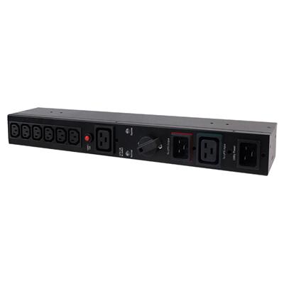 CyberPower Rack Mount Manual Bypass Switch PDU, 2x C20 1x C19-> 1xC19 + 6x C13,16A