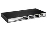 D-Link 24 10/100/1000 Base-T port with 4 x 1000Base-T /SFP ports