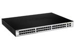 D-Link 48-port 10/100/1000 Gigabit Smart Switch including 4 Combo 1000BaseT/SFP