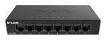 D-Link DGS-108GL/E "8-Port Gigabit Ethernet Metal Housing Unmanaged Light Switch without IGMP- 8-Port 10/100/1000 Mbps