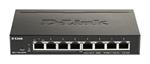 D-Link DGS-1100-08PV2 8-Port PoE Gigabit Smart Managed Switch- 8-Port 1000BaseTX Auto-Negotiating 10/100/1000Mbps Switc