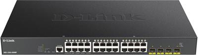 D-Link DGS-1250-28XMP Smart switch 24x Gb PoE+, 4x 1G/10G SFP+, 370W