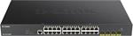 D-Link DGS-1250-28XMP Smart switch 24x Gb PoE+, 4x 1G/10G SFP+, 370W