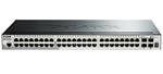 D-Link DGS-1510-52X 52-Port Gigabit Stackable Smart Managed Switch including 2 10G SFP+ and 2 SFP ports (smart fans)