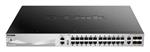 D-Link DGS-3130-30PS L3 Stackable Managed PoE switch, 24x GbE PoE+, 2x 10G RJ-45, 2x 10G SFP+, PoE 370W