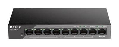 D-Link DSS-100E-9P 9-Port 10/100 Unmanaged long range PoE Surveillance Switch