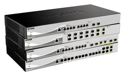 D-Link DXS-1210-12SC 12 Port Smart Managed Switch including 10x10 SFP+ ports & 2 x Combo 10GBase-T/SFP+ uplink ports