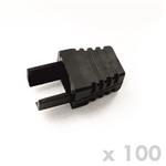 DATACOM Manžetka pro plug RJ45 černá (100ks)