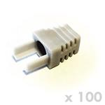 DATACOM Manžetka pro plug RJ45 šedá (100ks)