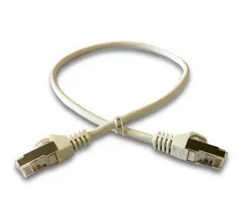 DATACOM Patch cord S/FTP CAT6A 0,5m šedý