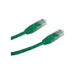 DATACOM Patch cord UTP CAT5E 0,25m zelený