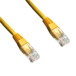 DATACOM Patch cord UTP CAT5E 10m žlutý