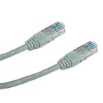 DATACOM Patch cord UTP CAT5E 1m šedý