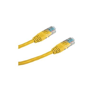 DATACOM Patch cord UTP CAT5E 1m žlutý