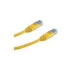 DATACOM Patch cord UTP CAT5E 1m žlutý