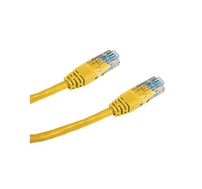 DATACOM Patch cord UTP CAT5E 5m žlutý