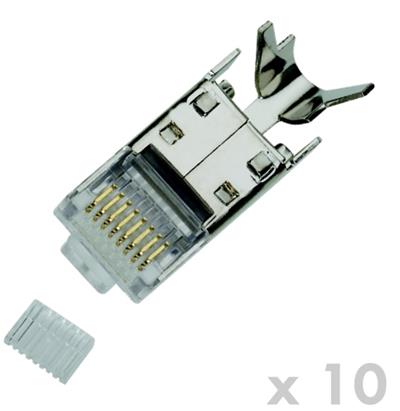 DATACOM Plug STP CAT7(6A) 8p8c- RJ45 drát (10ks)