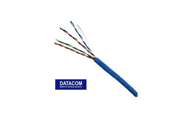 DATACOM UTP lanko CAT5E PVC 305m box modrý