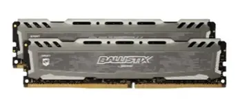 DDR4 Crucial Ballistix 32GB (2x16GB) 3000MHz CL16 DR,Grey