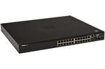 Dell Powerswitch N2224PX-ON 24x1/2.5G PoE 30W/60W 4x25G 2x40G Stacking 1xAC PSU IO/PS airflow OS6