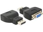 Delock adaptér Displayport 1.1 samec > VGA samice černý