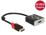 Delock Adaptér Displayport 1.2 samec > HDMI samice 4K 60 Hz pasivní černý