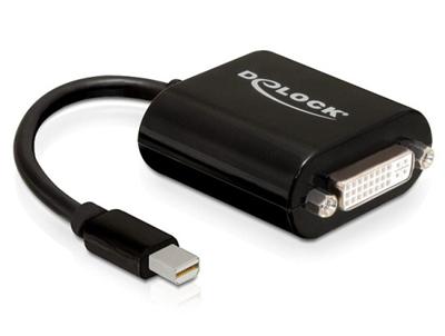 Delock adaptér DisplayPort mini (samec) na DVI 24+5 (samice), černá