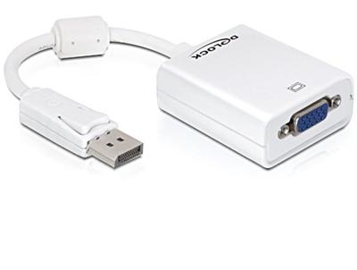 Delock adaptér DisplayPort (samec) na VGA (samice)