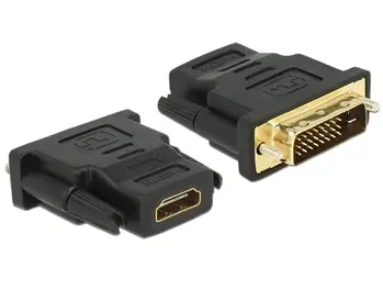 Delock Adaptér DVI 24+1 pin samec > HDMI samice