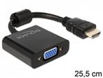 Delock Adaptér HDMI-A samec > VGA samice černá