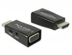 Delock Adaptér HDMI-A samec > VGA samice, s Audio