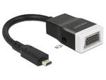 Delock adaptér HDMI-micro D samec > VGA samice s Audio 