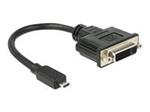 Delock Adapter HDMI Micro-D Stecker >DV