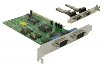 Delock adaptér PCI 4x sériový port