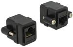 Delock Adapter RJ45 female > RJ45 female panel-mount Cat.6 UTP 