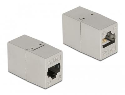 Delock Adaptér RJ45 samice na RJ45 samice Cat.6A kovový