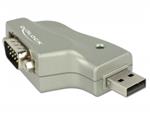 Delock Adaptér USB 2.0 Typ-A > 1 x Sériový DB9 RS-232 110° pravoúhlý