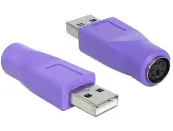 Delock Adapter USB Type-A samec > PS/2 samice