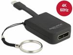 Delock Adaptér USB Type-C™ na DisplayPort (DP Alt Mód) 4K 60 Hz - klícenka