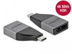 Delock Adaptér USB Type-C™ na DisplayPort (DP Alt Mód) 4K 60 Hz – kompaktní konstrukce