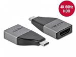 Delock Adaptér USB Type-C™ na HDMI (DP Alt Mód) 4K 60 Hz + HDR – kompaktní konstrukce