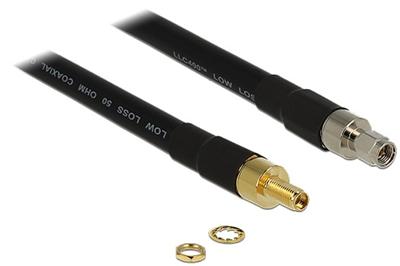 Delock Antenna Cable RP-SMA Plug > RP-SMA Jack CFD400 LLC400 0.4 m low loss