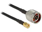 Delock anténní kabel N Plug > RP-SMA Plug CFD200 1.5 m, nízká ztráta