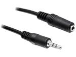 Delock Audio kabel 3,5 mm stereo jack samec/samice, 5 m