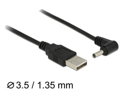 Delock Cable USB Power > DC 3.5 x 1.35 mm Male 90° 1.5 m