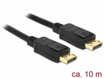 Delock Displayport 1.2 kabel samec > Displayport samec 4K 60 Hz 10 m