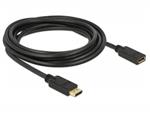 Delock DisplayPort 1.2 prodlužovací kabel 4K 60 Hz 3 m