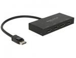 Delock Displayport 1.2 Splitter 1 x Displayport in > 4 x Displayport out 4K