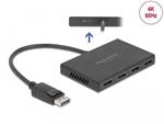 Delock DisplayPort 1.4 Splitter 1 x DisplayPort in > 4 x DisplayPort out